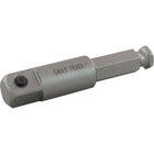 Gray Tools 1/2" Drive Male Square End, 7/16" Male Hex Extension, 5" Long-Drive Size: 1/2"