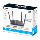 D-Link DIR-822 Amplifi Dual Band AC1200 Wireless Gigabit Router - Black-Optimized QoS provides an enhanced lag free online gamine experience