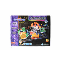 Elenco 9SCA200 Snap Circuits: Arcade Kit-Make dozens of cool electronic gadgets - all from one box! A safe and fun way to introduce children ages 8+ to the basics of electrical engineering! Build exciting projects and toys using the included colorful instruction book