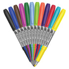 BIC Intensity Permanent Markers - Fine Tip - Assorted - 12 Pack-Fine tip