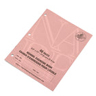 North American Paper Inc. Exercise Books - 8.5" x 11" - Graph 1 cm - 40 Pages - 25 Pack-Binding style: Stapled