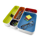 Three by Three Seattle Metal Drawer Organizer Set - Assorted Colours - Set of 5 (52280)-5 piece set of various sizes