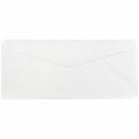 JAM Paper #14 Business Commercial Envelopes - 5" x 11.5" - White - 50 Pack-Colour: White