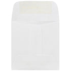 JAM Paper 2.38 x 2.38 Mini Square Envelopes, White, 250 Pack (203642H)-White paper envelope