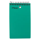 Mead Poly Memo Book, 3" x 5", 100 Sheets-Nylon coated black twin wire