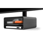 Twelve South HiRise Pro for iMac & Display - Gunmetal-Includes a double sided gunmetal / walnut grille to fit into any setup