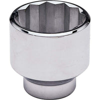 Gray Tools 2-1/16" X 1" Drive 12 Point, Standard Length, Chrome Finish Socket-Size: 2 1/16"
