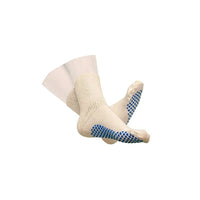 BIOS Living Diabetic Slipper Socks with Grip Soles, Men's, Size 10-13, Black (LF042)-Diabetic slipper socks
