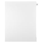 Mark Maker Legal Tabs - Letter Size - White - 1/15th cut - 25 tabs per package - 5 packages Pack - Number 136-White Single Tabs