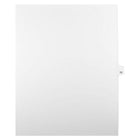 Mark Maker Legal Exhibit Index Tab White Single Tabs, 1/25th Cut, Letter Size, No Holes, Number 13, 25 Pack-White Single Tabs, 1/25th Cut