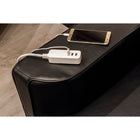 Staples 3-Outlet Extension Cord with USB Ports - 6 ft - Grey-Keep furniture and media close to the wall with the low-profile flat plug at the end of this power strip