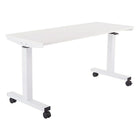 Proline 5' Pneumatic Height Adjustable Table, White-5' wide