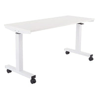 Proline 5' Pneumatic Height Adjustable Table, White-5' wide