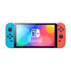Nintendo Switch OLED - Red/Blue-Wired LAN port - Use the dock's LAN port when playing in TV mode for a wired internet connection