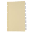 Oxford 8 Tab Index Binder, Legal Size-Categorize documents in binders and reference information faster