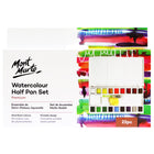 Mont Marte 22-Piece Watercolour Paint Half-Pan Set-Watercolour Half Pan Set is perfect for beginners to advanced artists
