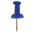 JAM Paper Colourful Push Pins, Blue Pushpins, 200 Pack-3
