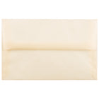 JAM Paper A10 Invitation Envelopes, 6 x 9.5, Spring Ochre Ivory Translucent Vellum, 100 Pack (PACV850g)-Spring ochre ivory