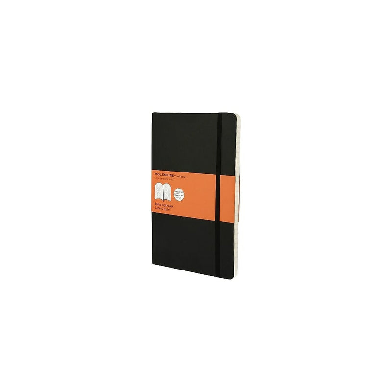 Moleskine Classic Black Soft Cover Large Ruled Notebook - 5