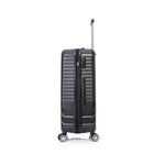 TOSCANO PRODIGIO 20" Hardside Carry On Luggage - Jet Black-Deluxe Interior