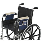 Bios DMI Fleece Armrests with Pouches-The DMI Fleece Armrest with Pouches easily attaches to wheelchair arms with hook and loop adjustments