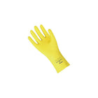 Ansell 12" Pebble Embossed Grip Latex Gloves, Yellow, Size 7, 144 Pack-Size: 7