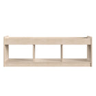 Flash Furniture Bright Beginnings Commercial Grade Modular Wooden Classroom 2 Sided, 3 Section, Open Storage Unit? - Natural-Rounded Edges Prevent Abrasions from Accidental Contact