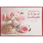 Rosedale Greeting Cards/Envelopes - Happy Valentine's Day Granddaughter - 5-1/2" x 8" - 12 Pack-Printed on premium uncoated card stock