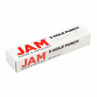 JAM Paper Metal 3 Hole Punch - White - 10 Sheet Capacity-6