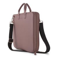 Bugatti Padfolio with Crossbody Strap - Vegan Leather - Pink (WRC2236BU-PINK)-Pink, Vegan leather