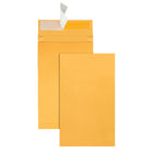 Quality Park Kraft Expansion Envelopes with Self Seal Closure - 10" x 15" x 2" - Brown - 25 Pack-QuickStrip adhesive strip seals envelope without moisture. Simply peel off the strip and press down to close