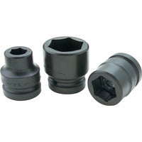 Gray Tools 4-1/8" X 1" Drive, 6 Point Standard Length, Impact Socket-Size: 4 1/8"