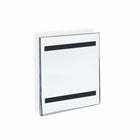 Azar Displays Vertical Wall Mount Sign Holder with Magnetic Tape, 10 Pack (129924)-Clear Acrylic