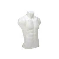 Eddie's Endurable Male Top - 17-1/2" W x 24" H x 8" thick - White-Plastic