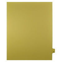 Mark Maker Legal Exhibit Index Tab Buff Single Tabs, 1/25th Cut, Letter Size, No Holes, Number 72, 25 Pack-Buff Single Tabs, 1/25th Cut