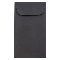 JAM Paper #5.5 Coin Envelopes, 3 1/8 x 5 1/2, Black, 500 Pack-Coin Envelopes