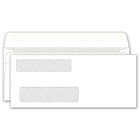 Deluxe Double Window Self-Seal Envelopes, 8-5/8" x 3-5/8", 500 Pack (92564-500)-Double window, self seal