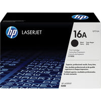 HP 16A (Q7516A) Black Original LaserJet Toner Cartridge-Standard toner cartridge, up to 12000 pages
