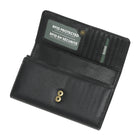 Roots Ladies Pocket Clutch Wallet - Black-Exterior Slot Pocket