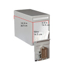 SentrySafe Depository Security Safe - 0.23 Cu. Ft. - Beige-Bolt-down kit included with pre-drilled anchor holes to prevent unauthorized removal. Complete with four masonry anchors