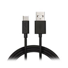 Veho Pebble USB-A to USB-C Charge and Sync Cable - 1-m/3.3-ft - Black-Charge and sync important portable devices such as cameras, smartphones, tablets to your PC, laptop or computer