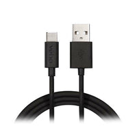 Veho Pebble USB-A to USB-C Charge and Sync Cable - 1-m/3.3-ft - Black-Charge and sync important portable devices such as cameras, smartphones, tablets to your PC, laptop or computer