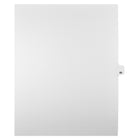 Mark Maker Legal Tabs - Letter Size - White - 1/25th cut - 25 tabs per package - 5 packages Pack - Number 63-White Single Tabs