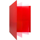 JAM Paper Heavy Duty Plastic Multi Pocket Folders, 6 Pocket, Red, 72 Pack (389MP6REA)-Red Plastic Multi-Pocket Folder
