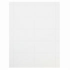 JAM Paper Printable Business Cards, 2" x 3.5", White, 100 Pack (22130975)-110 lb paper weight