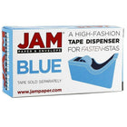 JAM Paper Office & Desk Sets, Tape Dispenser Stapler Pack of Staples, Blue (33758BL)-Quantity: (1) Stapler, (1) Box of Staples (5000 ct), (1) Tape Dispenser (tape not included)