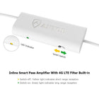 ANTOP Smartpass Amplifier, White, (AT-601W)-Supports over-the-air TV signals including HDTV, 1080P TV and 4K ULTRA HD