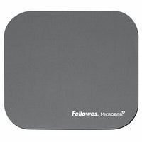 Fellowes Mouse Pad with Microban - Graphite-Microban antimicrobial protection keeps product cleaner