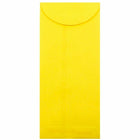 JAM Paper #12 Policy Business Coloured Envelopes - 4.75" x 11" - Yellow Recycled - 50 Pack-Colour: Yellow Envelope