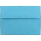 JAM Paper A7 Invitation Envelopes, 5.25 x 7.25, Brite Hue Blue, 250 Pack (54093H)-Blue recycled envelope